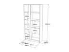 SC76 Display Case 76x25x160 Grey KGYM82378