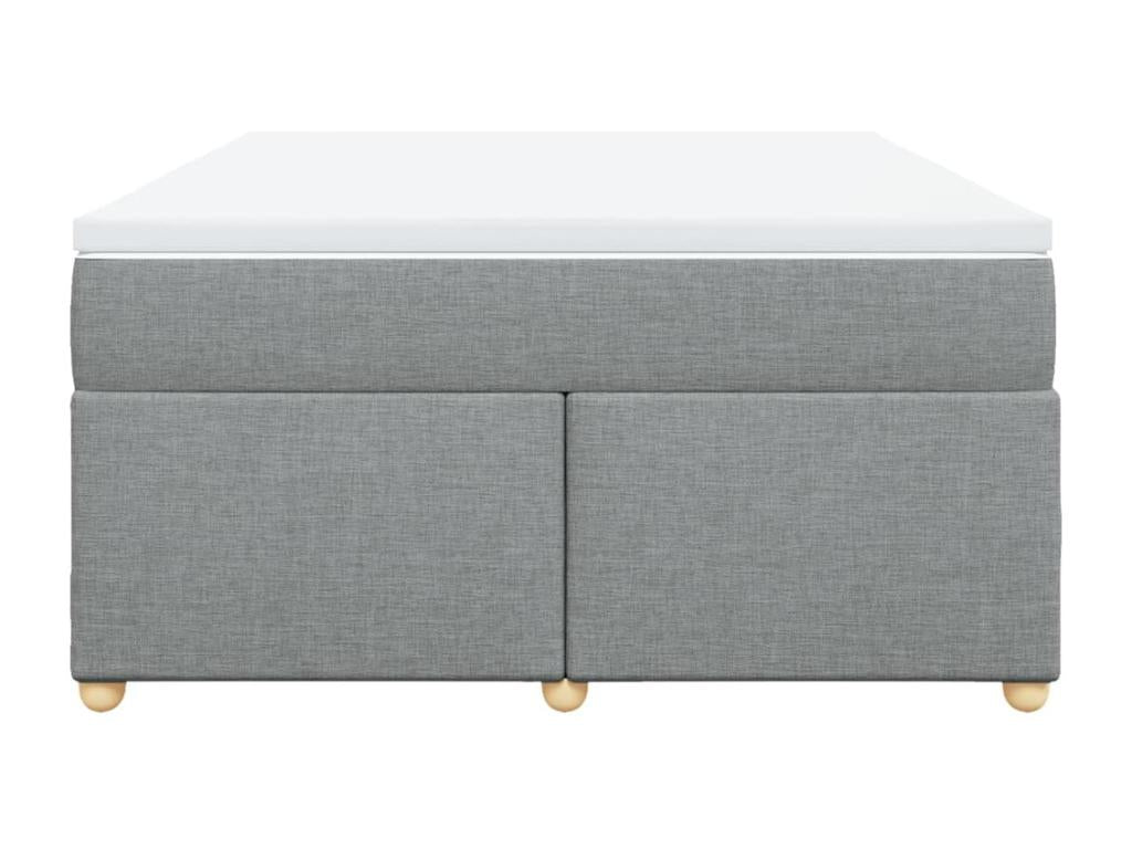 Zensova bed with mattress, light grey, 160x200cm, Zensova XHLM55069