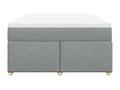 Zensova bed with mattress, light grey, 160x200cm, Zensova XHLM55069