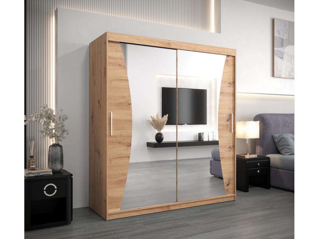 Sliding Door Wardrobe 200/180/62 2 Doors DOTX22643