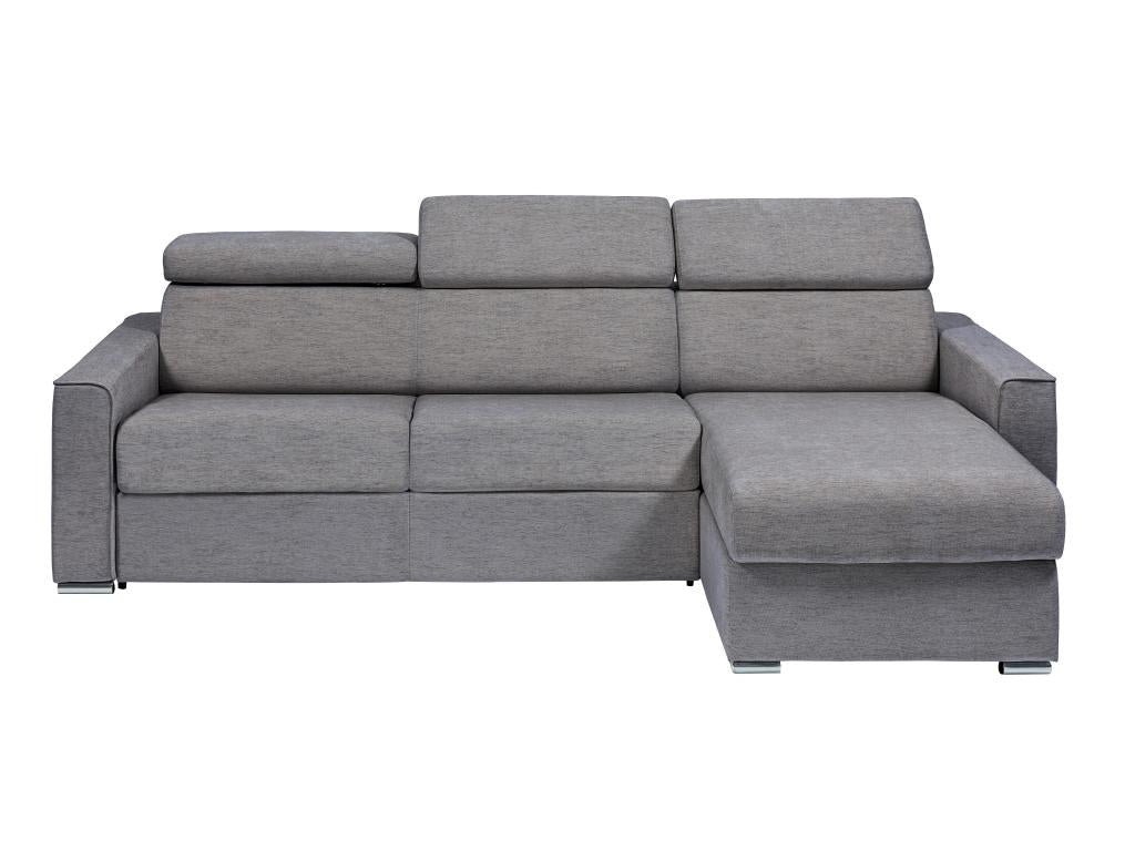 Zensova grey reversible corner sofa bed with express conversion - Zensova wide sleeping area 160 cm - 14 cm mattress - Zensova ECPD87281