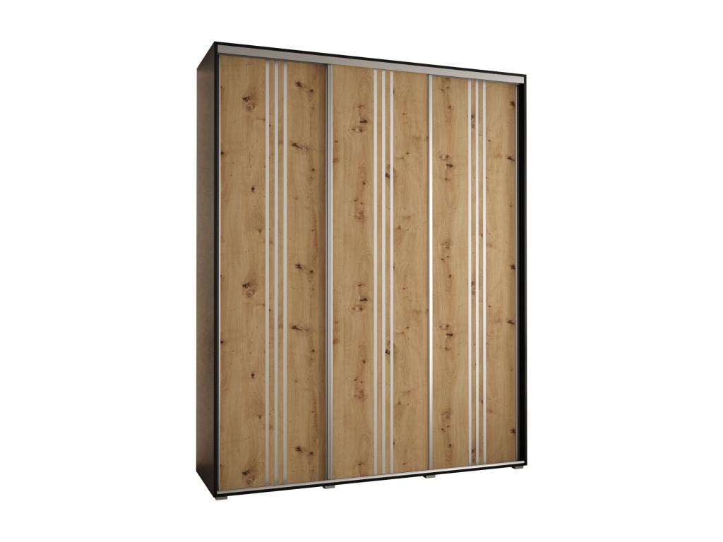 Zensova 6-Door Sliding Wardrobe 235.2/200/45 3 Doors Zensova/Zensova/Silver ZYNJ23250