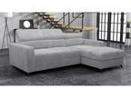 Lumenao 191 Corner Sofa Grey Sleeping Function Bed Box 236x172x82cm WWYJ41220