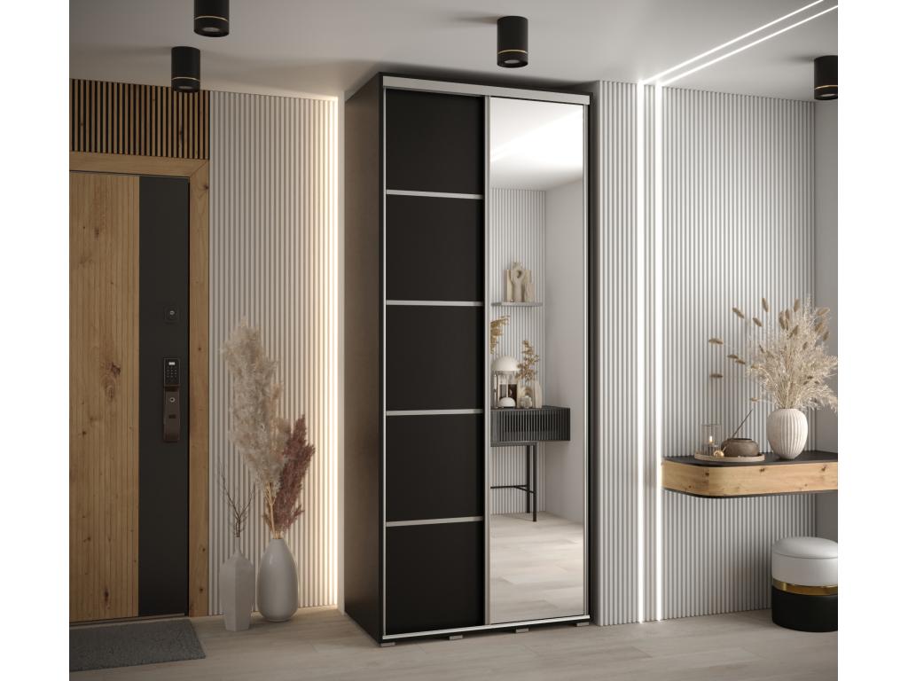 Zensova 5-Door Sliding Wardrobe 235.2/ 100/ 45 2 Doors Zensova/ Zensova/ Silver TFYY79763
