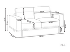 Cream Fabric 2-Seater Sofa XECH63652