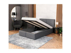 Lumenao 120x200 Storage Bed - Slatted Base Included Dark Grey IZNN66999